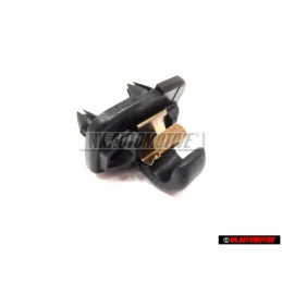Original Audi Retainer For Sun Visor Black - 8W0857562A 4PK