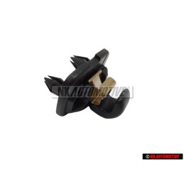 Original Audi Retainer For Sun Visor Black - 8W0857562A 4PK