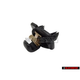 Original Audi Retainer For Sun Visor Black - 8W0857562A 4PK
