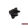 Original Audi Retainer For Sun Visor Black - 8W0857562A 4PK