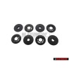 Original VW 1 Set Atachment Buttons For Floor Mat Black - 3C0061795 9B9