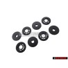 Original VW 1 Set Atachment Buttons For Floor Mat Black - 3C0061795 9B9