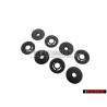 Original VW 1 Set Atachment Buttons For Floor Mat Black - 3C0061795 9B9