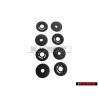 Original VW 1 Set Atachment Buttons For Floor Mat Black - 3C0061795 9B9