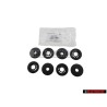 Original VW 1 Set Atachment Buttons For Floor Mat Black - 3C0061795 9B9