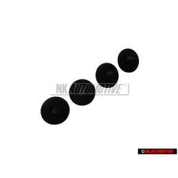 Original VW Set Of Buttons For 1 Floor Mat - 3D0061796 B41