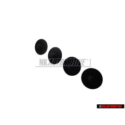 Original VW Set Of Buttons For 1 Floor Mat - 3D0061796 B41