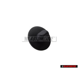 Original VW Knob For Floor Cover Satin Black - 3D0864851 01C