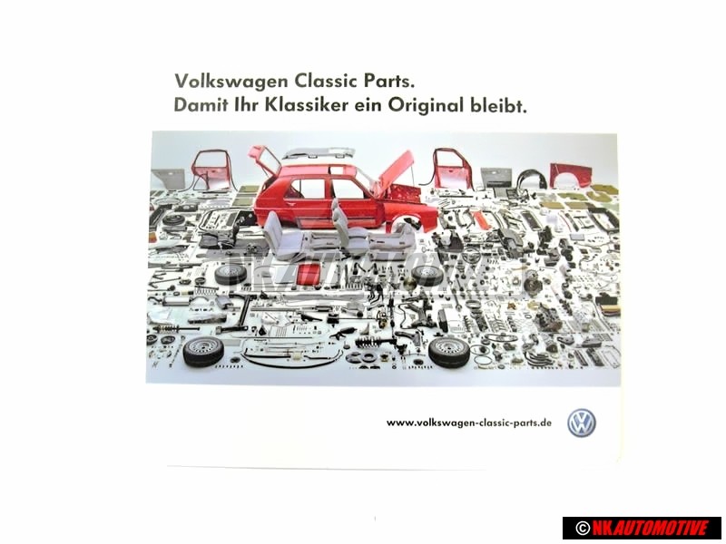 VW Classic Parts Classic Golf MK2 Mousepad 16V G60 - ZCP902249