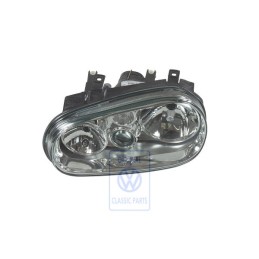 Original VW Halogen Twin Headlights With Halogen Fog Lights - 1J2941017D