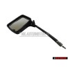Original VW Exterior Mirror Flat Adjustable From Inside Satin Black - 171857501