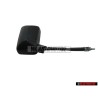 Original VW Exterior Mirror Flat Adjustable From Inside Satin Black - 171857501