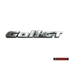 Original VW GOLF GT Rear Boot Badge Emblem Brushed Silver - 191853687M GX2