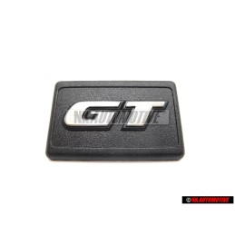 Original VW GT Side Badge Emblem Brushed Silver - 191853688R GX2