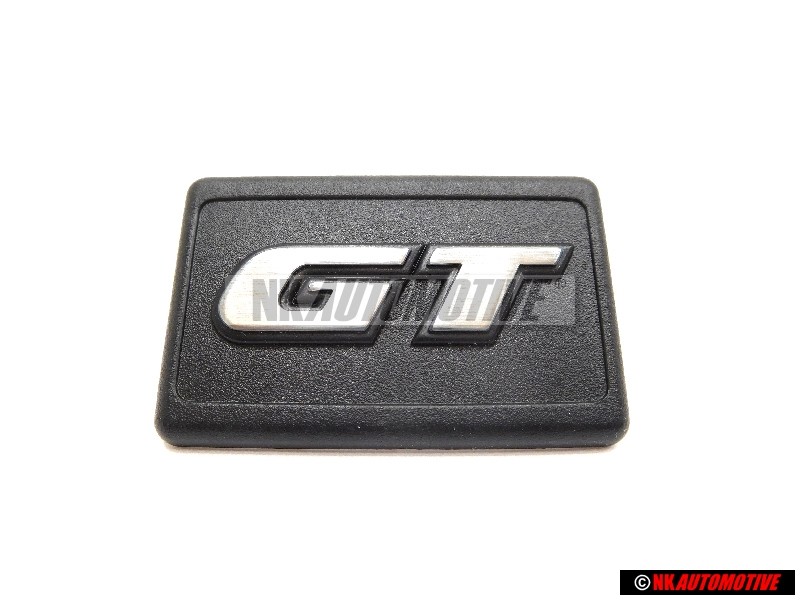 Original VW GT Side Badge Emblem Brushed Silver - 191853688R GX2