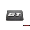 Original VW GT Side Badge Emblem Brushed Silver - 191853688R GX2