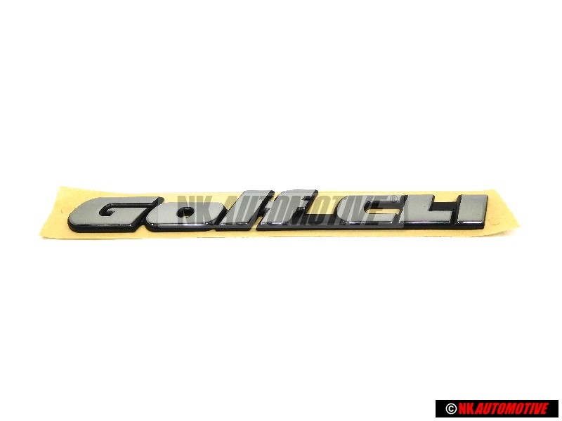 Original VW GOLF CLI Rear Badge Emblem Chrome - 1H6853687AFZ10