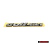 Original VW GOLF CLI Rear Badge Emblem Chrome - 1H6853687AFZ10