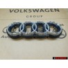 Original Audi Rings Front Grill Badge Emblem Chrome for RS2 - 8A0853600