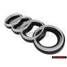 Original Audi Rings Front Grill Badge Emblem Chrome for RS2 - 8A0853600