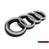 Original Audi Rings Front Grill Badge Emblem Chrome for RS2 - 8A0853600
