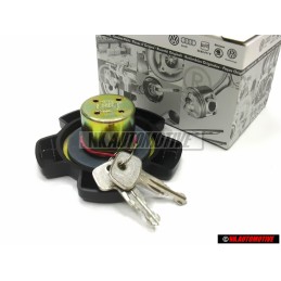 Original VW Ventilated Fuel Cap Lockable W/Key - 171201551L