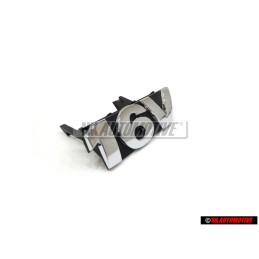 Original VW 16V Front Grill Badge Emblem Chrome - 6N0853679C FDY