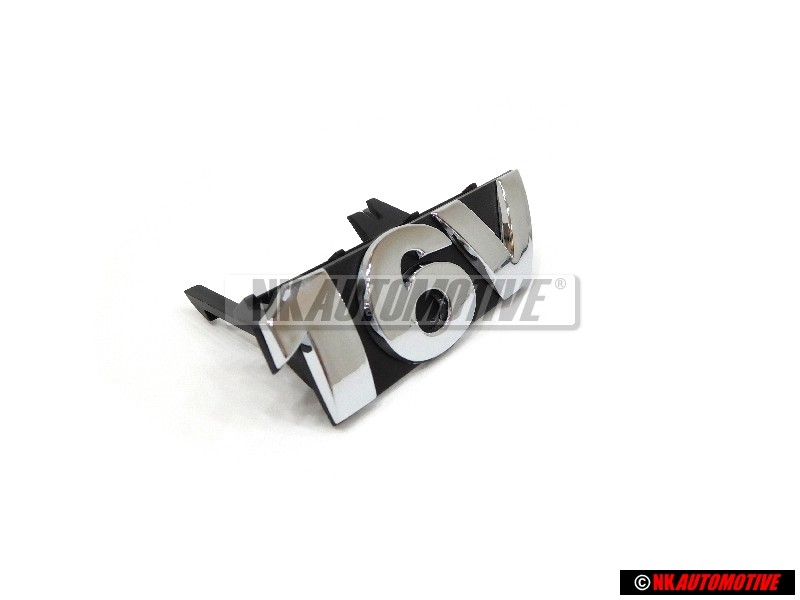 Original VW 16V Front Grill Badge Emblem Chrome - 6N0853679C FDY