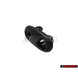 Original VW Rosette Satin Black - 1H0868391A 01C