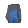 Original VW Backrest Cover (Fabric) Blue/Black - 1J0881805BQFVS