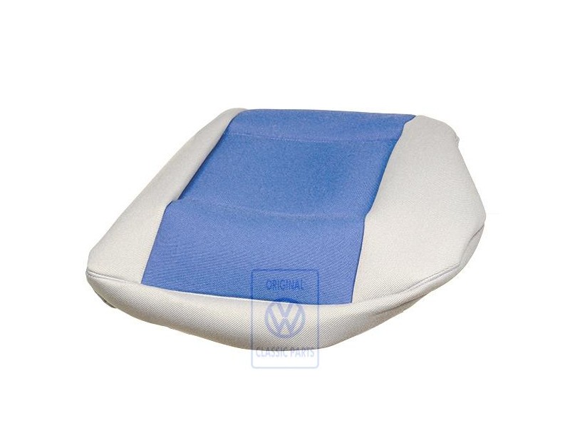 Original VW Seat Covering (Fabric) Flannel Grey/Blue - 1J0885405APJNP