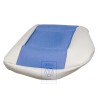 Original VW Seat Covering (Fabric) Flannel Grey/Blue - 1J0885405APJNP