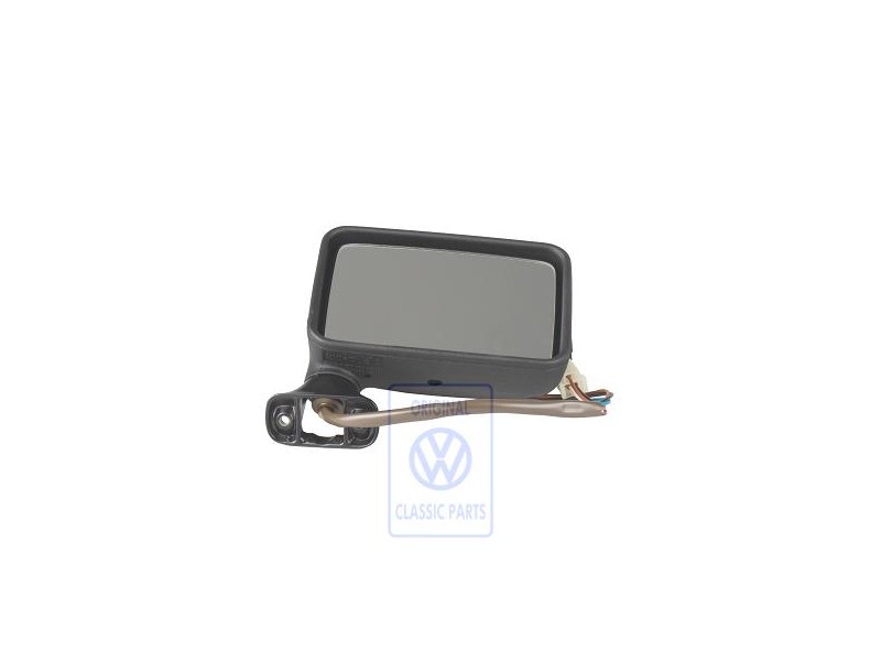 Original VW Exterior Mirror (Flat) (Electric Adjustment And Heated) - 192857502A