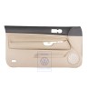 Original VW Door Panel Trim Leather Black/Light Beige - 1J3867011CGFWZ