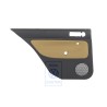 Original VW Door Panel Trim (Leather) Black/Jazz Blue - 1J3867012EDHSE