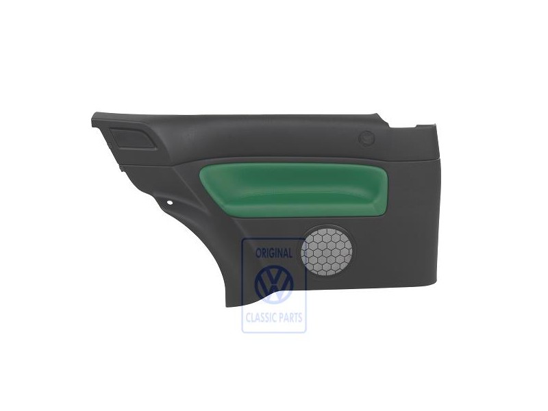 Original VW Side Panel Trim (Leather) Green - 1J3867043CCLLE