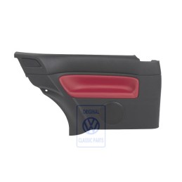 Original VW Side Panel Trim (Leather) Red - 1J3867043CMLLD