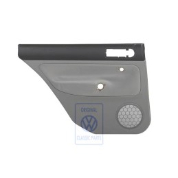 Original VW Side Panel Trim (Leather) Black/Light Beige - 1J3867044AQFWZ