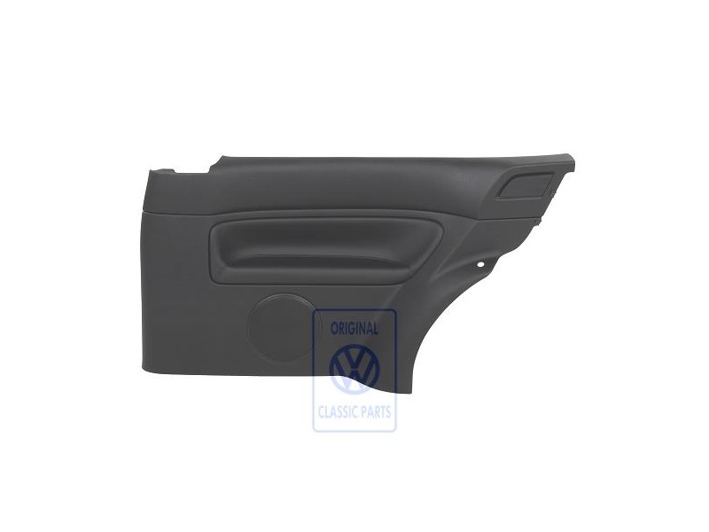 Original VW Side Panel Trim (Leather) Black/Black - 1J3867044CBHSA