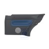 Original VW Side Panel Trim (Leather) Black/Jazz Blue - 1J3867044CCHSE