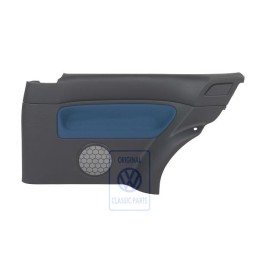 Original VW Side Trim (Fabric) Black/Blue - 1J3867044CGHYX