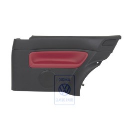 Original VW Side Panel Trim (Leather) Red - 1J3867044CMLLD