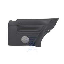 Original VW Side Panel Trim (Leather) Black/Black - 1J3867044CNHSA