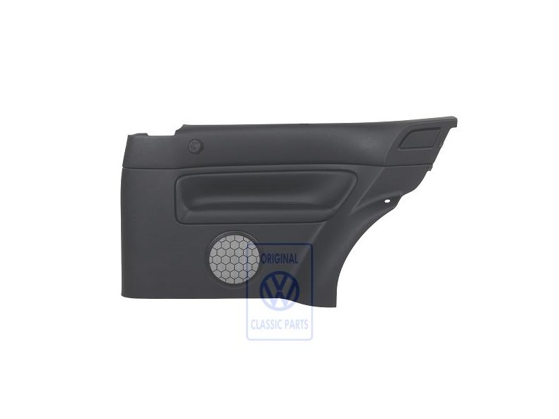 Original VW Side Panel Trim (Leather) Black/Black - 1J3867044CNHSA