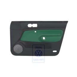 Original VW Door Panel Trim (Leather) Green - 1J4867012EKLLE