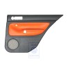 Original VW Door Panel Trim (Leather) Black/Tropical Orange - 1J6867212AHGEB