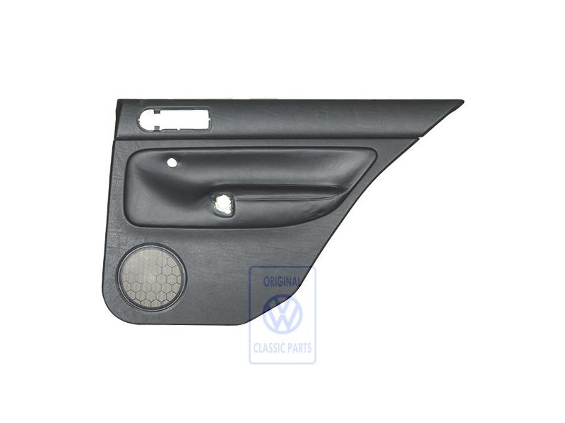 Original VW Door Panel Trim (Leather) Black/Black - 1J6867212AHGEN