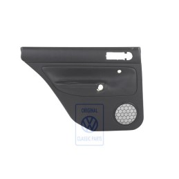 Original VW Door Panel Trim (Leather) Black/Black - 1J9867211AAGEN