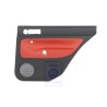 Original VW Door Panel Trim (Leather) Black/Tropical Orange - 1J9867212AAGEB