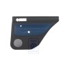 Original VW Door Panel Trim (Leather) Black/Orbitblue - 1J9867212ALGEC